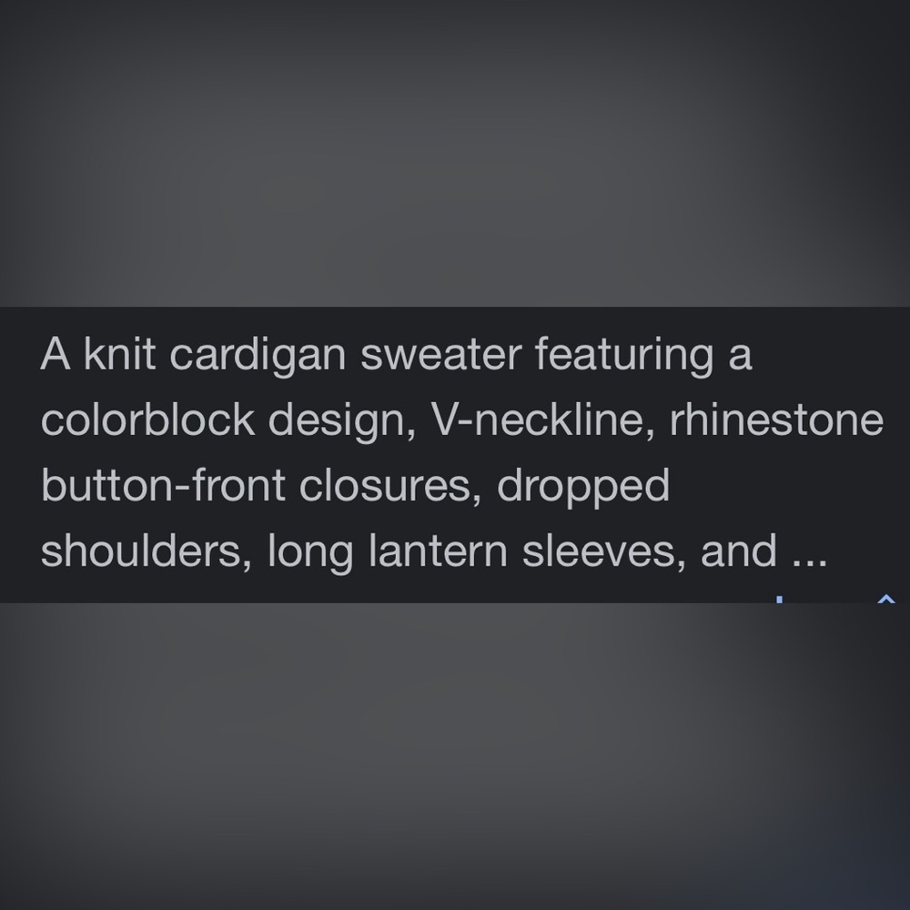 ColorBlock Sweater Cardigan - Picture 6 of 7